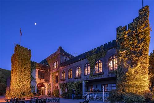 Abbeyglen Castle Hotel at Night in Clifden