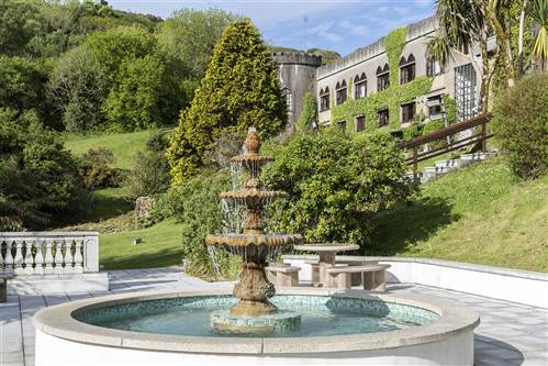 Fountain at Abbeyglen Hotel in connemara