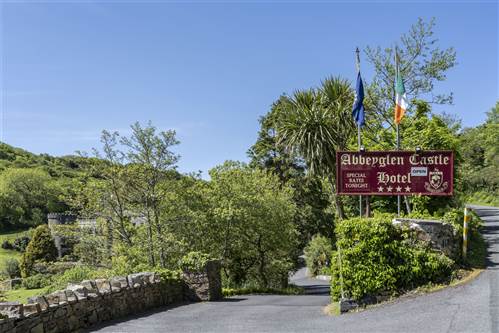 The Abbeyglen Castle Hotel Front Gate in Clifden Ireland