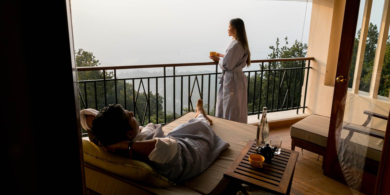 Best Wellness Resort in India - Deluxe Room with Balcony in Rishikesh