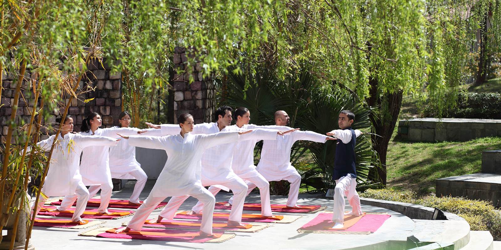 Yoga at Ananda in the Himalayas