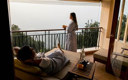 Deluxe Room with Private Balcony in Rishikesh, India