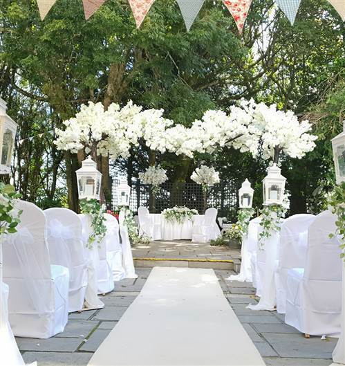 Wedding Setup in Garden