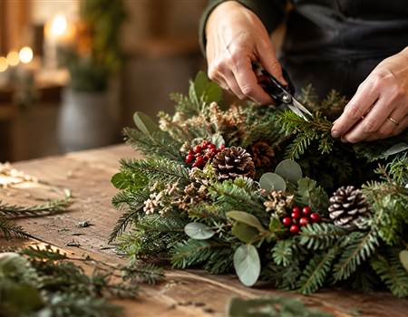 Christmas Wreath Making