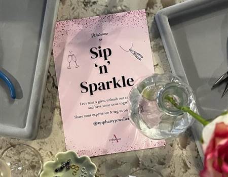 Sip & Sparkle with Apiphany Jewellerycreate the 