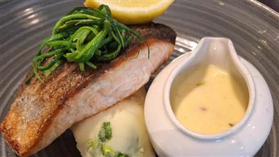 Salmon dish