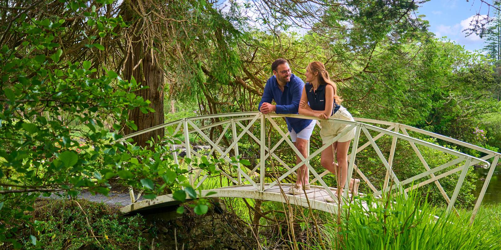 Couple on Footbridge 4500px
