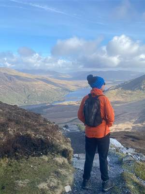 Hiker, Diamond Hill, Trail, Connemara, N