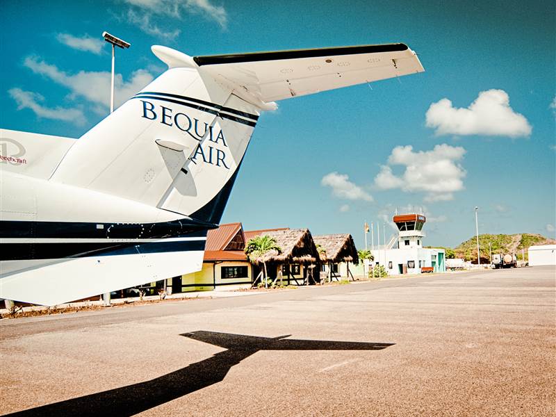 Luxury Holidays in The Caribbean - Bequia Airplain