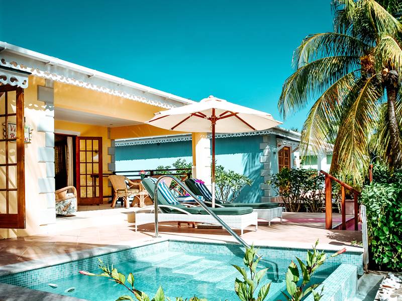 Two Bedroom Villa with Pool in The Caribbean