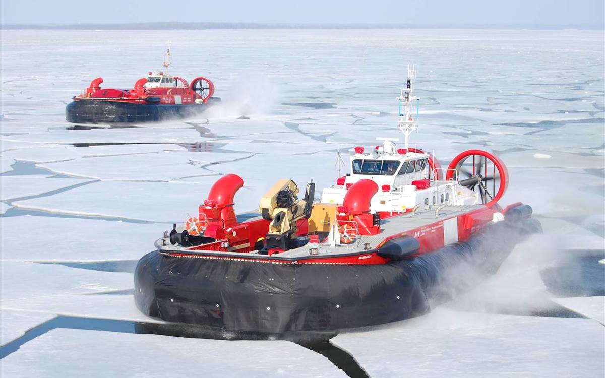 Griffon Hovercraft accessing the inaccessible for Canada