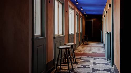 Hotel Danmark Hallway