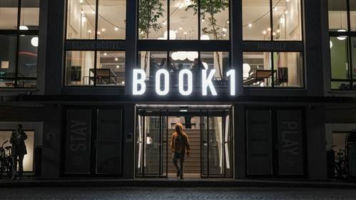 BOOK1 Design Hostel Facade