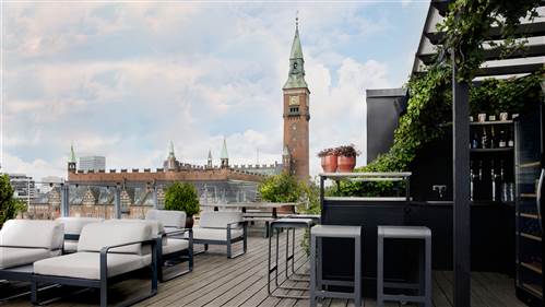 Hotel Danmark Tagterrasse