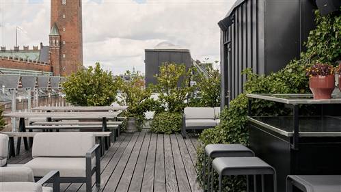 Hotel Danmark Tagterrasse