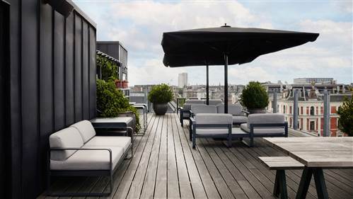 Hotel Danmark Tagterrasse