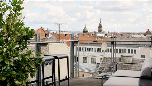 Hotel Danmark Tagterrasse