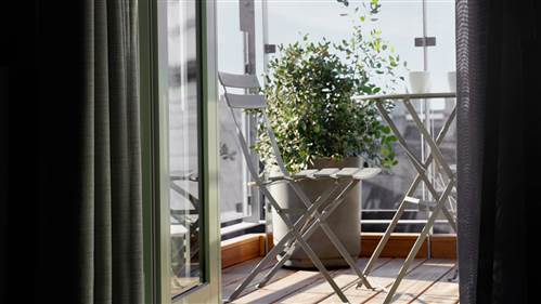 Hotel Hans Deluxe Double Værelse Altan