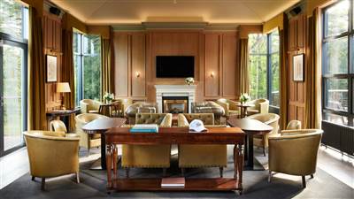 Carton House Golf members lounge at 5 star hotel in Kildare