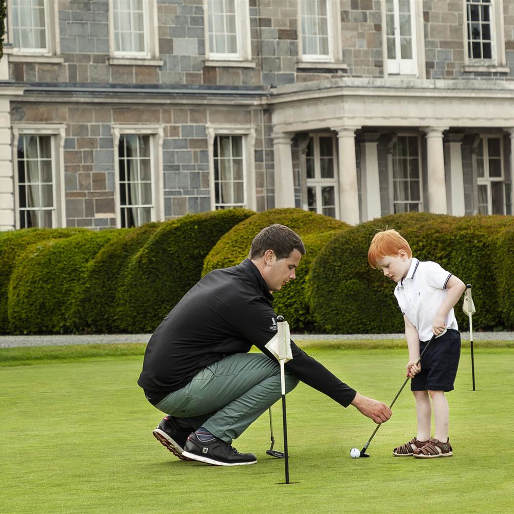 Kids putting green
