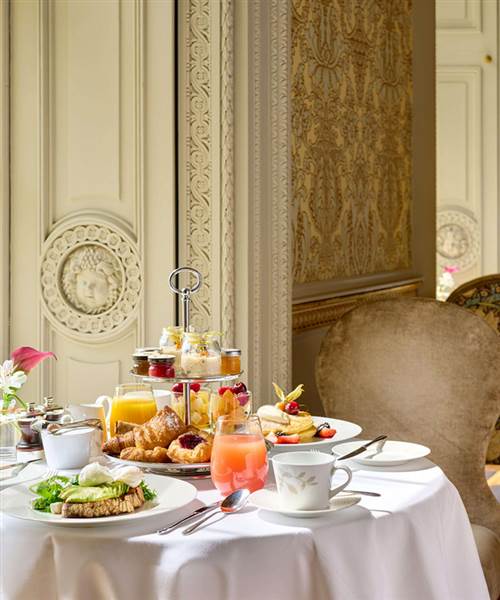 Breakfast in Carton House 5 star luxury hotel, Kildare