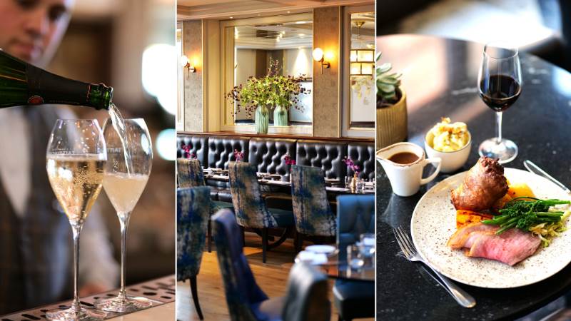 Fathers Day Champagne Cheshire at La Brasserie