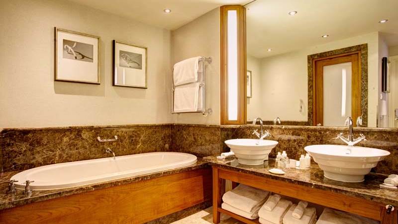 Luxury bathroom of  the presidential suite in our 5 star hotel in chester