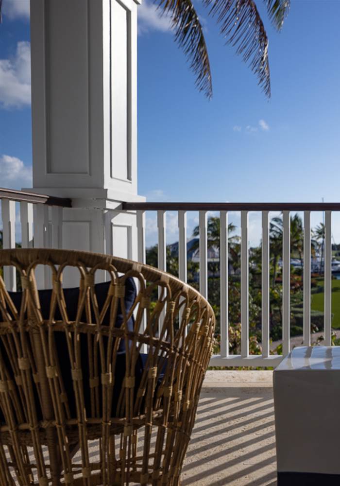 Marina view balcony suite