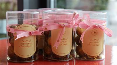 Salted caramel chocolates