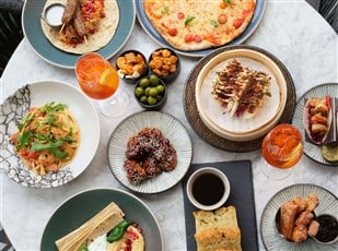 Terrace food and drink