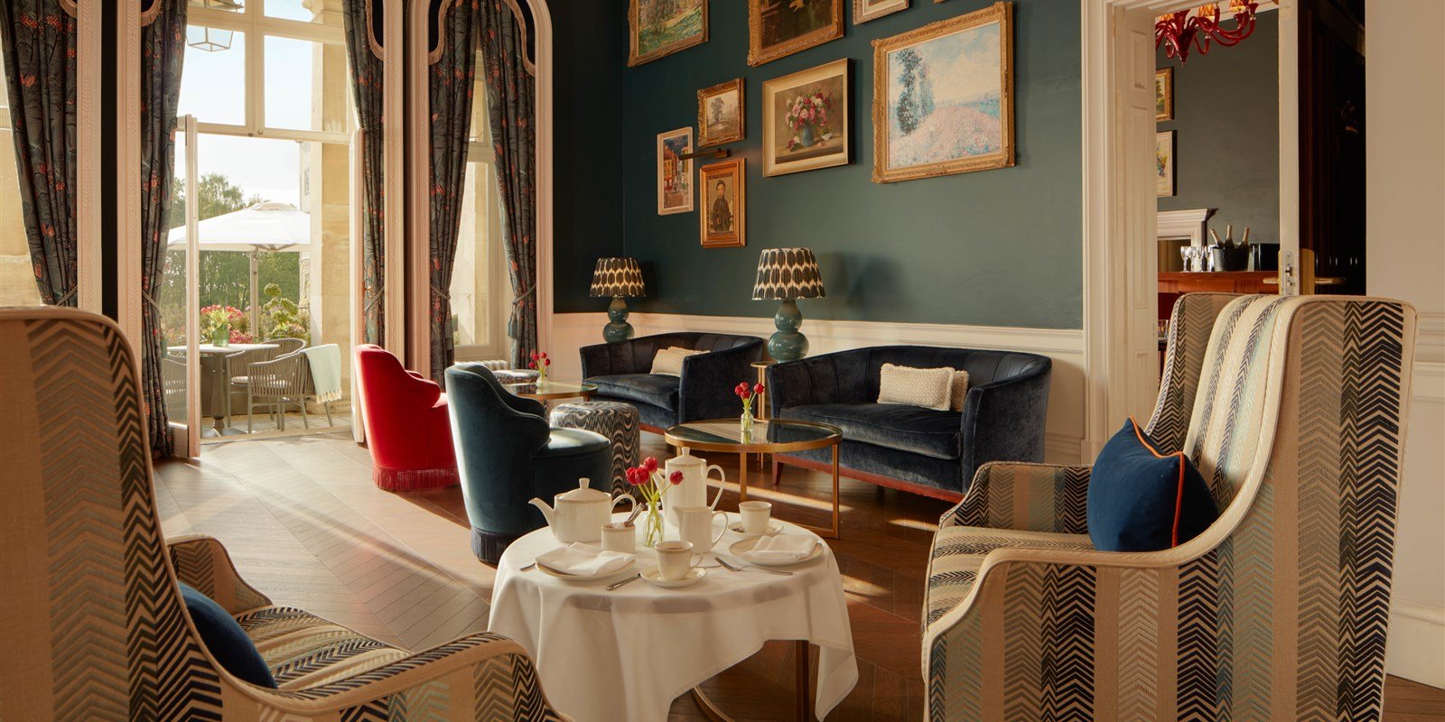 4 Star Hotels Essex  - Fox Lounge at Down Hall in Essex