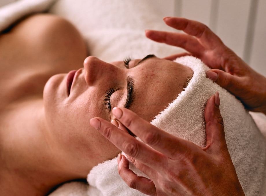 Afternoon Tea Spa Break Essex - Woman Getting Bramley Facial Massage