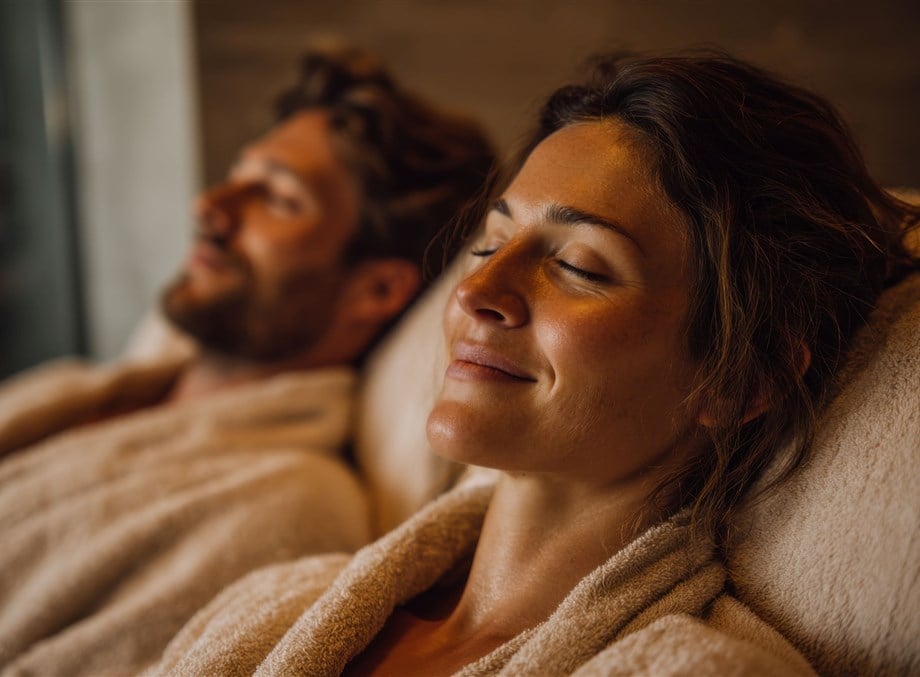 Luxury Spa Break Essex - Man & Woman in a Bathrobe