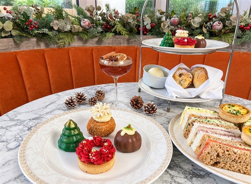 Christmas festive tea