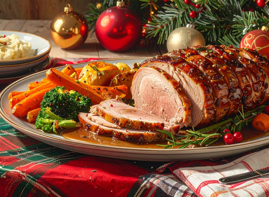 vecteezy festive christmas roast dinner 