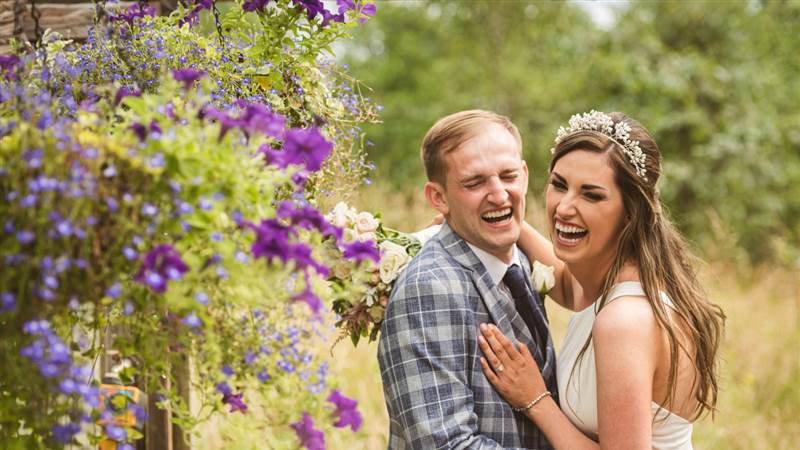 Stealing wedges to wedding bells - Christina and Stephen's happily ever after