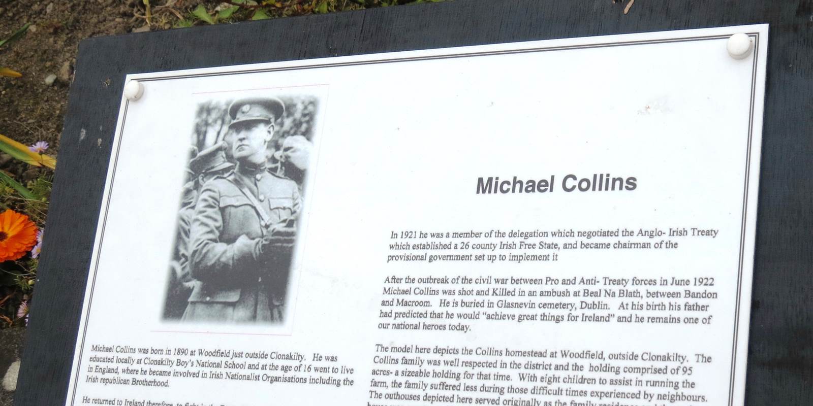 Michael Collins Statue Information Point