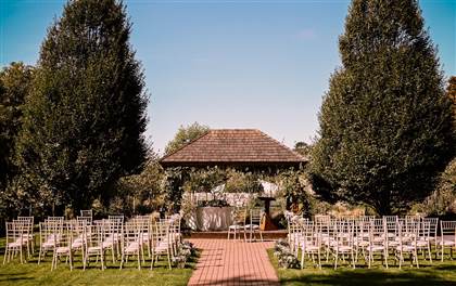 Ceremony in the garden
