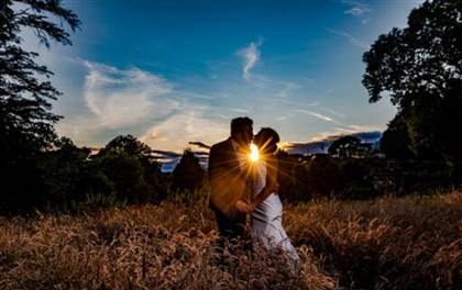 Fernhill bride and groom
