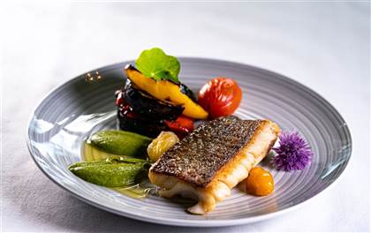 Hake Main Course at Fernhill House