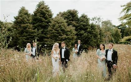 Bridal Party at Fernhill House 
