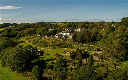Overview of Fernhill House and Gardens