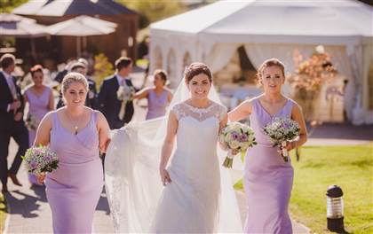 Fernhill bride and bridesmaids 