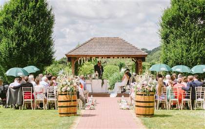 Wedding Ceremony at Fernhill