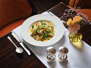 Ravioli of ricotta and spinach