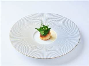 Seared Orkney scallop Marocaine