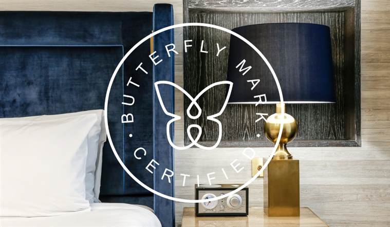 butterfly mark