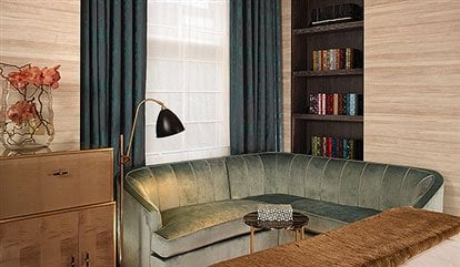 Sofa and Library Suite in Flemings Mayfair Hotel