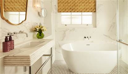 Three bedroom suite  bathroom with bath