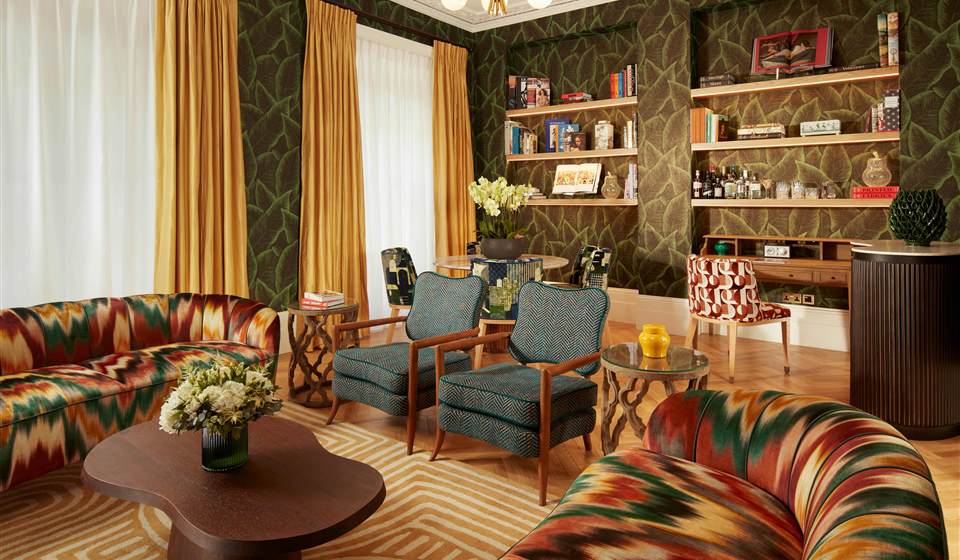 Three bedroom suite  living room